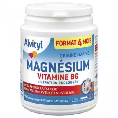 Alvityl Magnésium Vitamine B6 Libération Prolongée Comprimés Lp Pot/120 à LAGUIOLE